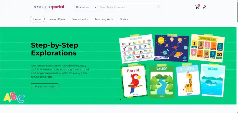 Resource Portal Shop case study